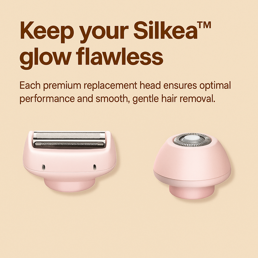 Silkea™ Replacement Heads – Keep Your Glow Effortless
