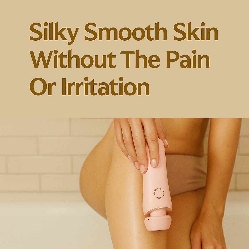 Luxury women’s razor by Silkea – effortless shaving for soft, radiant skin