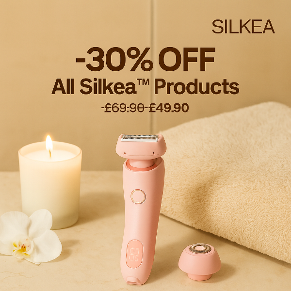 Silkea lady shaver – close and comfortable shave for legs, arms and bikini line